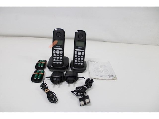 Gigaset a220 duo v2 duo dect telefoon zwart - afbeelding 2 van  3
