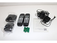 Gigaset a220 duo v2 duo dect telefoon zwart - afbeelding 2 van  2