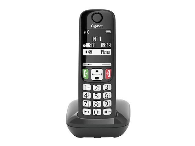 Gigaset a735 draadloze dect telefoon geschikt voor senioren verlichte en grote toetsen zwart - afbeelding 1 van  5