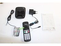 Gigaset a735 draadloze dect telefoon geschikt voor senioren verlichte en grote toetsen zwart - afbeelding 4 van  5