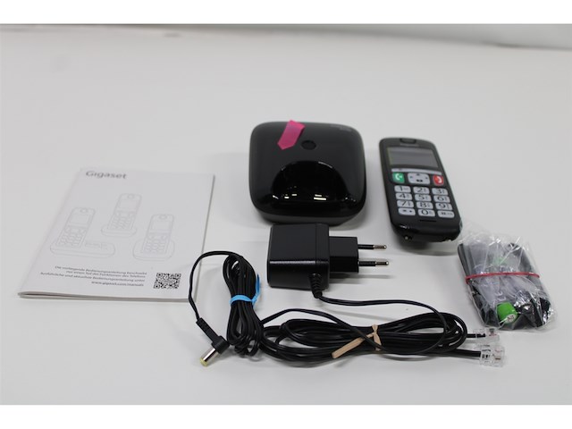 Gigaset a735 draadloze dect telefoon geschikt voor senioren zwart - afbeelding 4 van  5