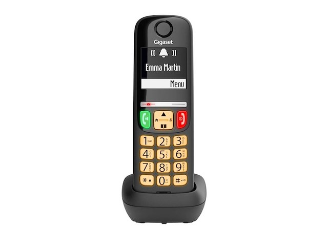 Gigaset a735 systeem praktische telefoon met handsfree zwart - afbeelding 2 van  5