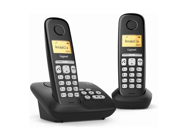 Gigaset al220a duo v2 duo dect telefoon met antwoordapparaat zwart - afbeelding 1 van  3