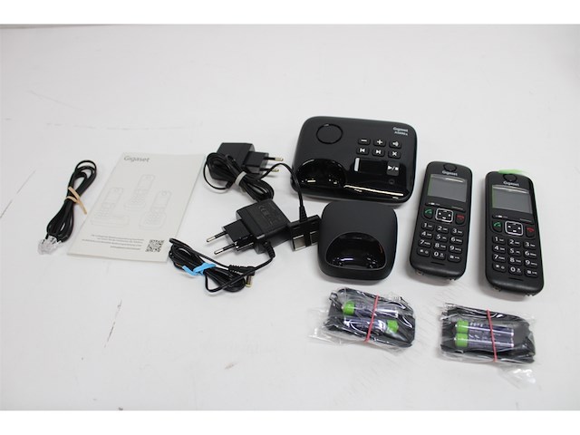 Gigaset as690ar duo dect zwart met antwoordapparaat - afbeelding 3 van  4