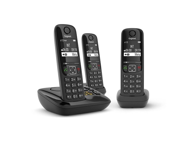 Gigaset as690ar trio telefoon antwoordapparaat zwart - afbeelding 1 van  4