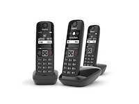 Gigaset as690r trio dect telefoon zwart - afbeelding 1 van  4