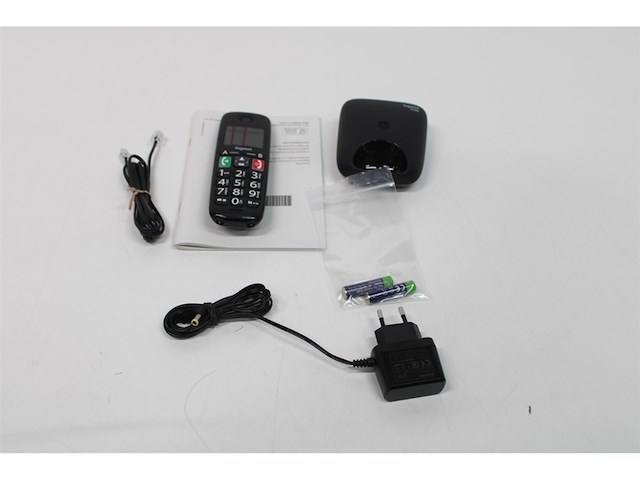 Gigaset e290 e draadloze thuistelefoon voor senioren zwart - afbeelding 2 van  2