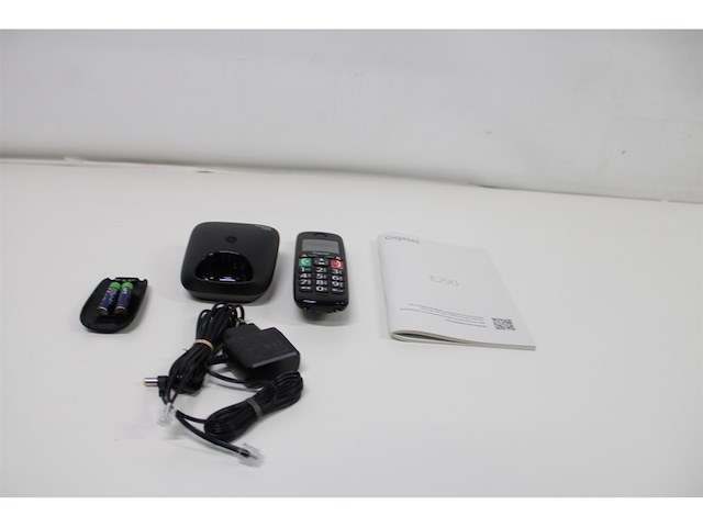 Gigaset e290 e draadloze thuistelefoon voor senioren zwart - afbeelding 2 van  2