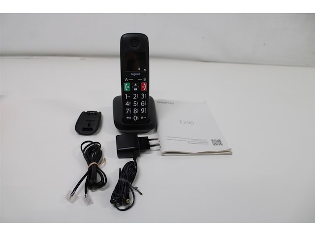 Gigaset e290 e draadloze thuistelefoon voor senioren zwart - afbeelding 2 van  2