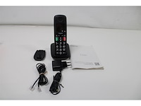 Gigaset e290 e draadloze thuistelefoon voor senioren zwart - afbeelding 2 van  2