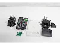 Gigaset e290e duo senioren dect telefoon zwart - afbeelding 2 van  3