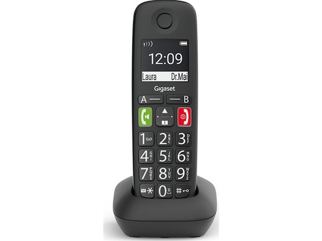 Gigaset e290e hx losse handset tbv uitbreiding zwart - afbeelding 1 van  2