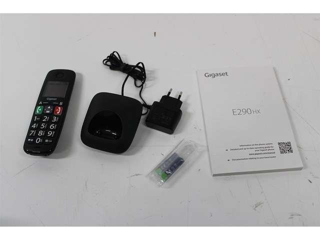 Gigaset e290e hx losse handset tbv uitbreiding zwart - afbeelding 2 van  2