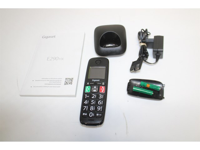 Gigaset e290e hx zwart- losse handset tbv uitbreiding - afbeelding 2 van  2