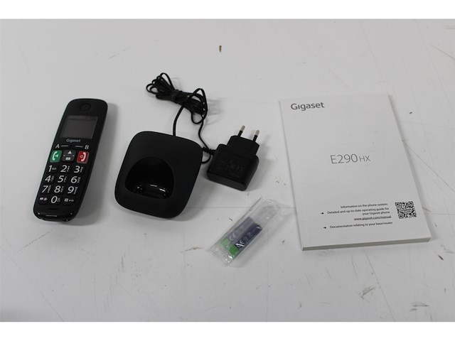 Gigaset e290e hx zwart losse handset tbv uitbreiding - afbeelding 2 van  2
