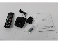 Gigaset e290e hx zwart losse handset tbv uitbreiding - afbeelding 2 van  2