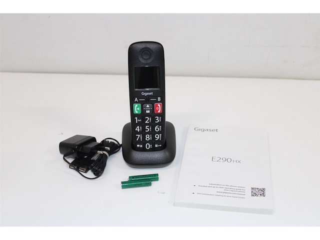 Gigaset e290e hx zwart losse handset tbv uitbreiding - afbeelding 2 van  2