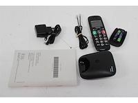 Gigaset e290e single senioren dect telefoon zwart - afbeelding 2 van  2