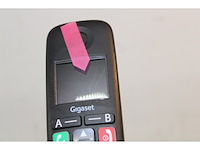 Gigaset e290e single senioren dect telefoon zwart - afbeelding 3 van  3