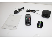 Gigaset e290e single senioren dect telefoon zwart - afbeelding 2 van  3