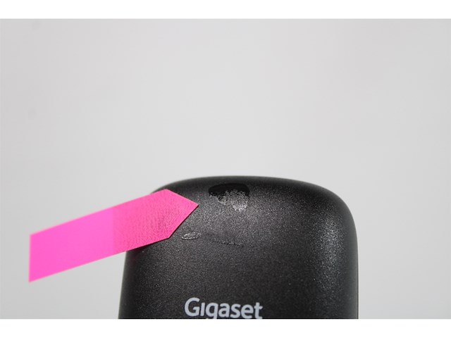 Gigaset e290ehx draadloze handset voor senioren om verbinding te maken met uw dect basisstation zwart - afbeelding 2 van  3