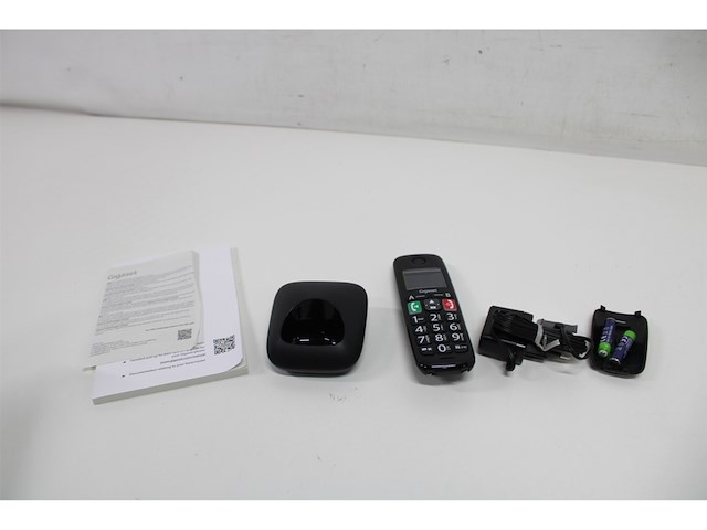 Gigaset e290ehx draadloze handset voor senioren om verbinding te maken met uw dect zwart - afbeelding 2 van  2