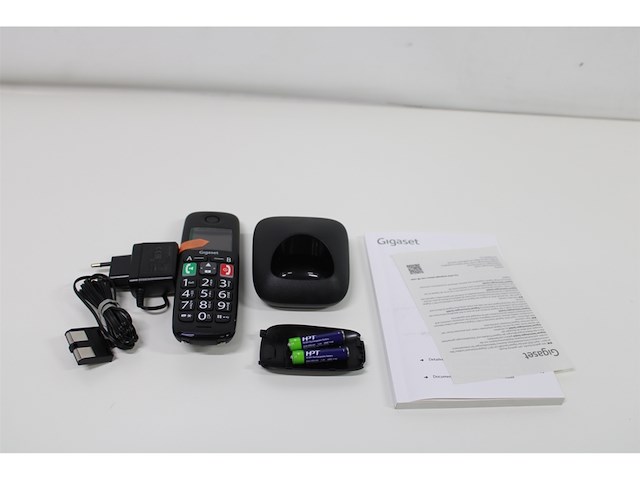 Gigaset e290ehx draadloze handset voor senioren zwart - afbeelding 3 van  3