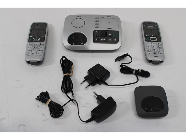 Gigaset e560a duo handset met antwoordapparaat zilver - afbeelding 4 van  4