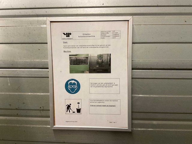 Gillardon gb50v kolomboormachine - afbeelding 6 van  14