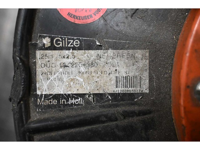 Gilze 25 meter 230v-380v-kabelhaspel - afbeelding 4 van  4