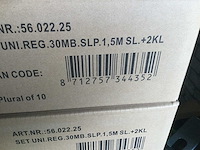 Gimeg - gasdrukregelaar + slang + 2 klemmen (30x) - afbeelding 3 van  3