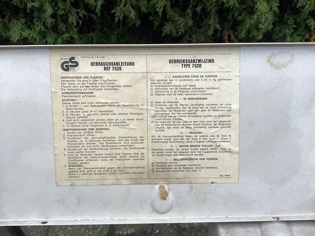 Gimeg catalyse 7520 gaskachel - afbeelding 10 van  10