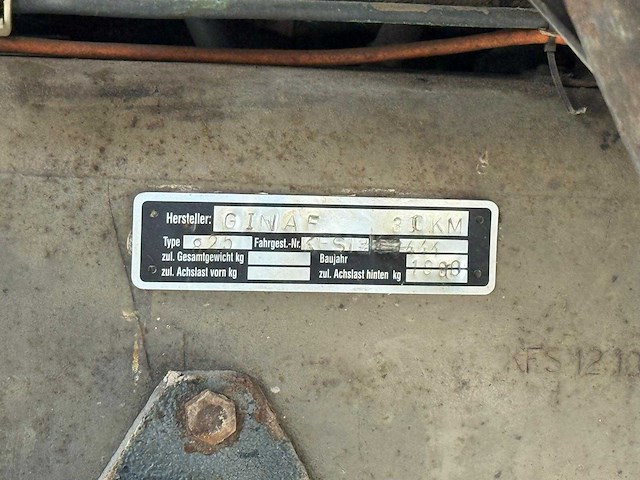 Ginaf - g25 6x6 - vrachtwagen - afbeelding 5 van  8