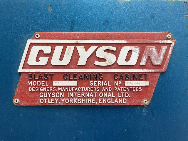 Ginson t50 gritstraalcabine - afbeelding 6 van  14