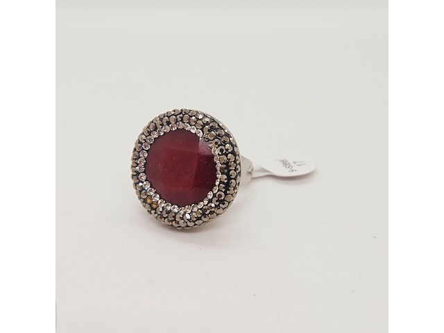 Gioielli dames ring - nieuw - stenen zijn geen natuurlijke diamanten - afbeelding 1 van  4