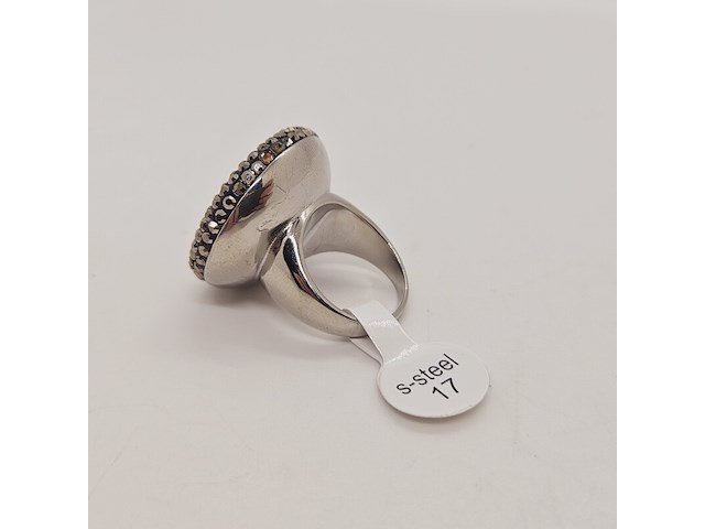 Gioielli dames ring - nieuw - stenen zijn geen natuurlijke diamanten - afbeelding 4 van  4