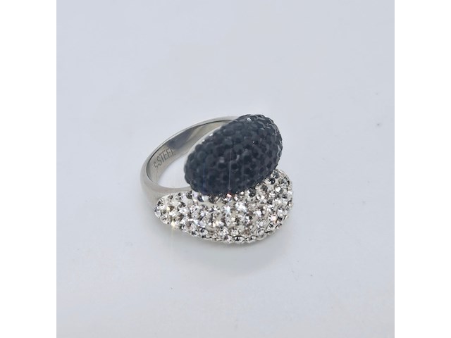 Gioielli dames ring - nieuw - stenen zijn geen natuurlijke diamanten - afbeelding 1 van  5