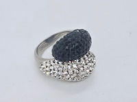 Gioielli dames ring - nieuw - stenen zijn geen natuurlijke diamanten - afbeelding 1 van  5