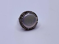 Gioielli dames ring - nieuw - stenen zijn geen natuurlijke diamanten - afbeelding 2 van  4