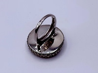 Gioielli dames ring - nieuw - stenen zijn geen natuurlijke diamanten - afbeelding 4 van  4