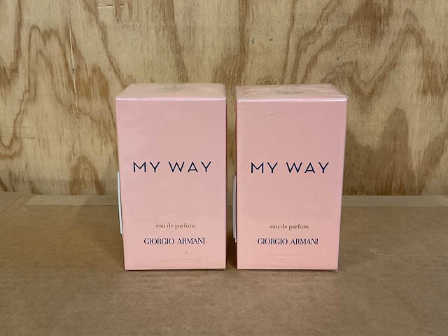 Giorgio armani - my way 90 ml - parfum (2x) - afbeelding 2 van  3