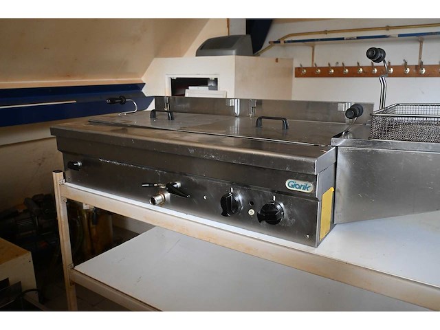 Giorik fp27s 2-delige rvs oliebollen friteuse - afbeelding 1 van  6