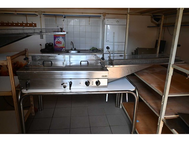 Giorik fp27s 2-delige rvs oliebollen friteuse - afbeelding 2 van  7