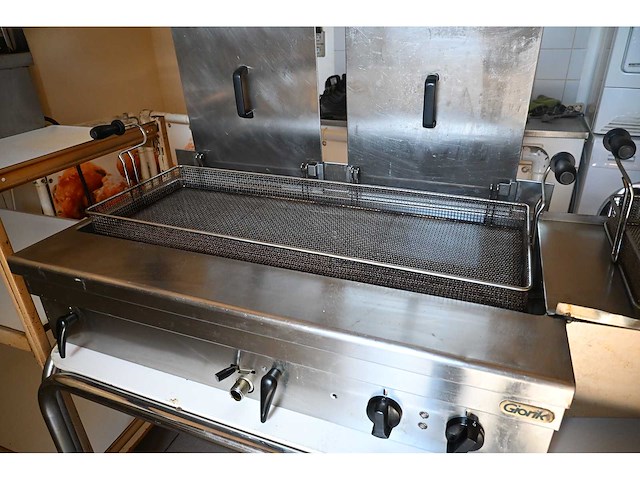 Giorik fp27s 2-delige rvs oliebollen friteuse - afbeelding 5 van  7