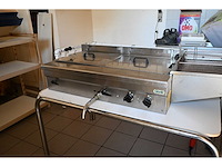 Giorik fp27s 2-delige rvs oliebollen friteuse - afbeelding 1 van  7