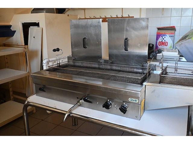 Giorik fp27s 2-delige rvs oliebollen friteuse - afbeelding 6 van  7