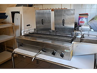 Giorik fp27s 2-delige rvs oliebollen friteuse - afbeelding 6 van  7