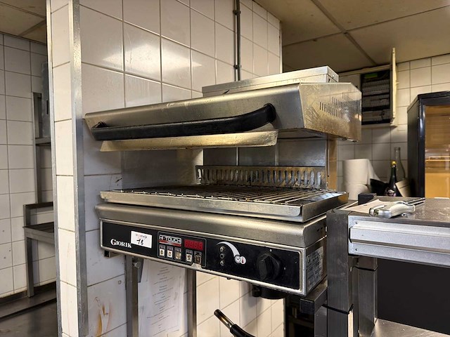 Giorik sh560p professionele salamander grill – 400v - afbeelding 1 van  4