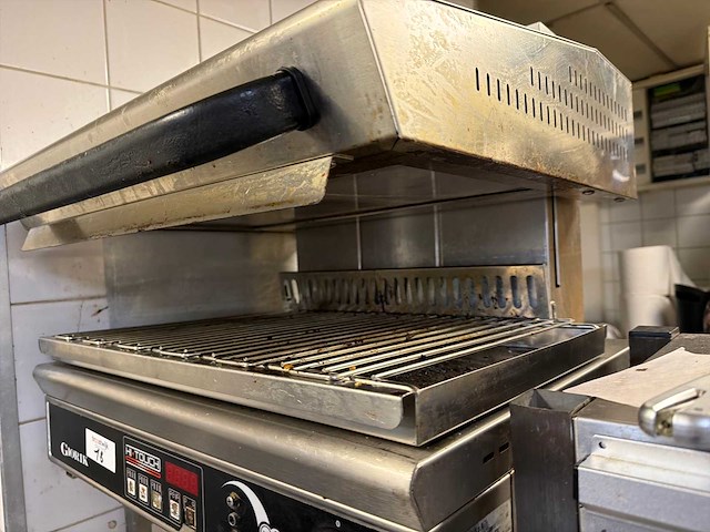 Giorik sh560p professionele salamander grill – 400v - afbeelding 4 van  4