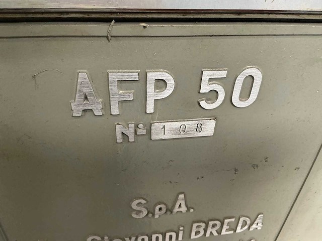 Giovanni breda afp50 gereedschapslijpmachine - afbeelding 6 van  6